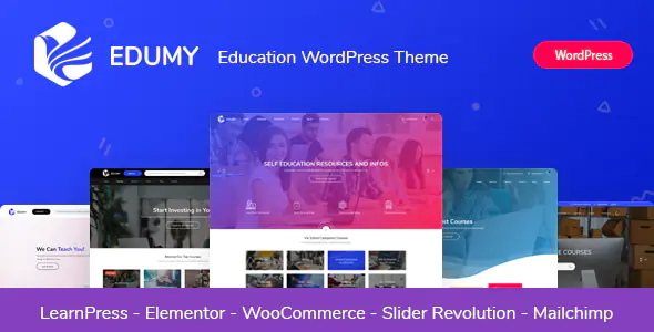 Edumy - Tema de WordPress para cursos de educación en línea LMS
