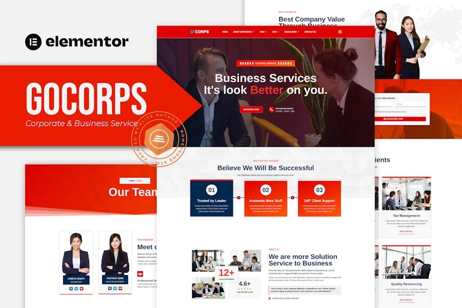 Gocorps - Kit de elementos de servicio Corporativa y empresarial