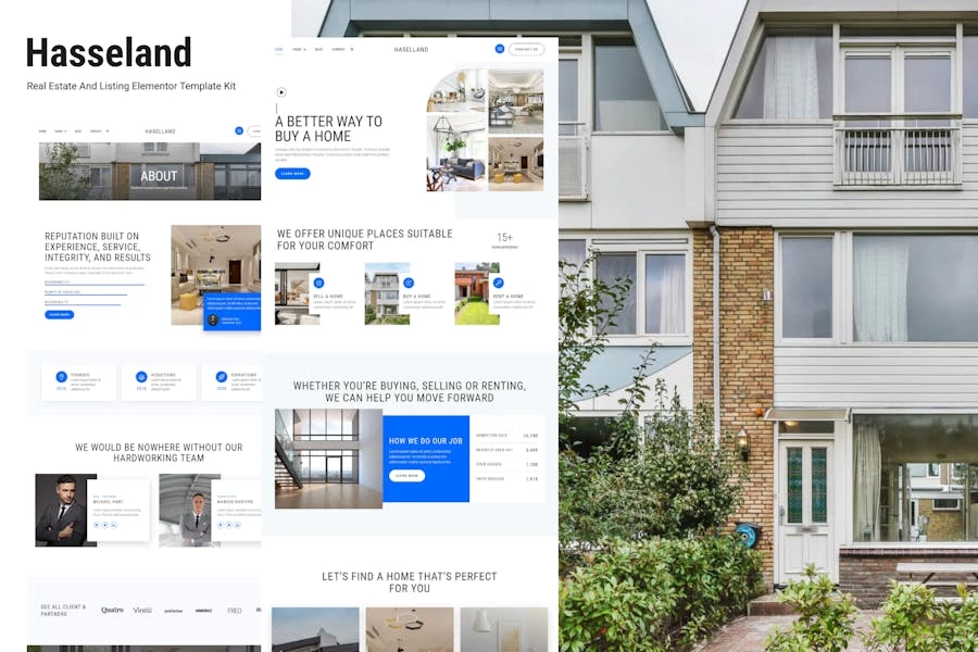 Hasseland - Template Kit Elementor para anuncios inmobiliarios