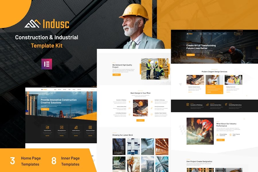 Indusc - Template Kit para elementos industriales y de construcción