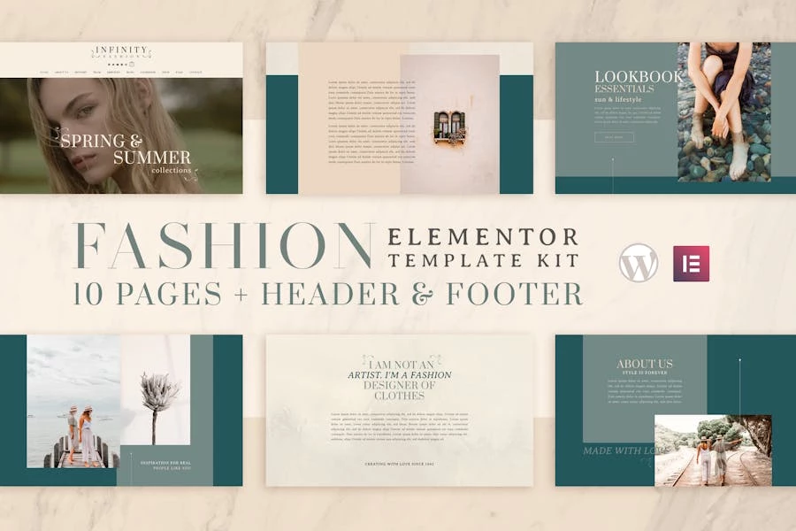 Infinity Fashion - Kit de plantillas Elementor de WooCommerce
