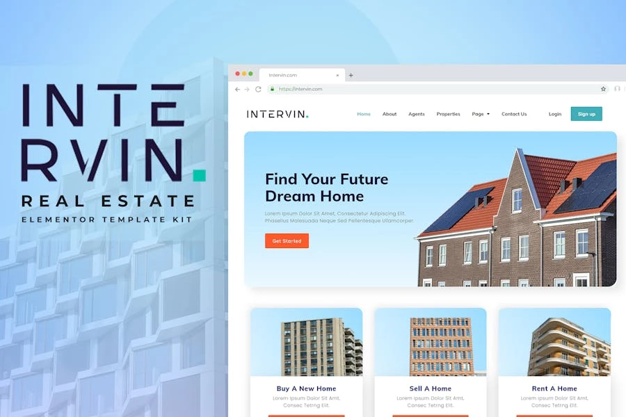 Intervin - Template Kit de elementos inmobiliarios