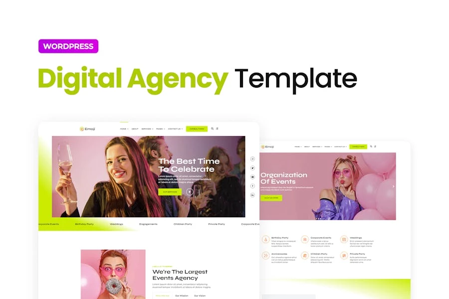 Emoji - Template Kit Elementor para Agencia