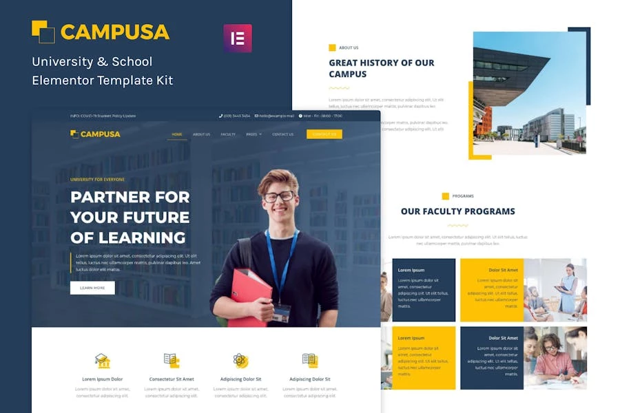 Rotores — Template Kit Elementor para alquiler de coches