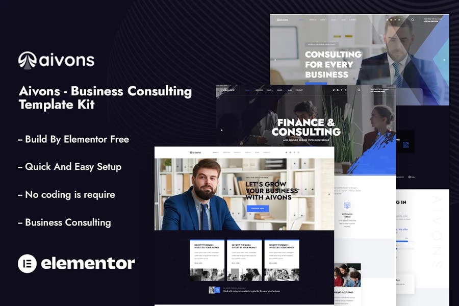 Aivons - Kit de plantillas de consultoría empresarial