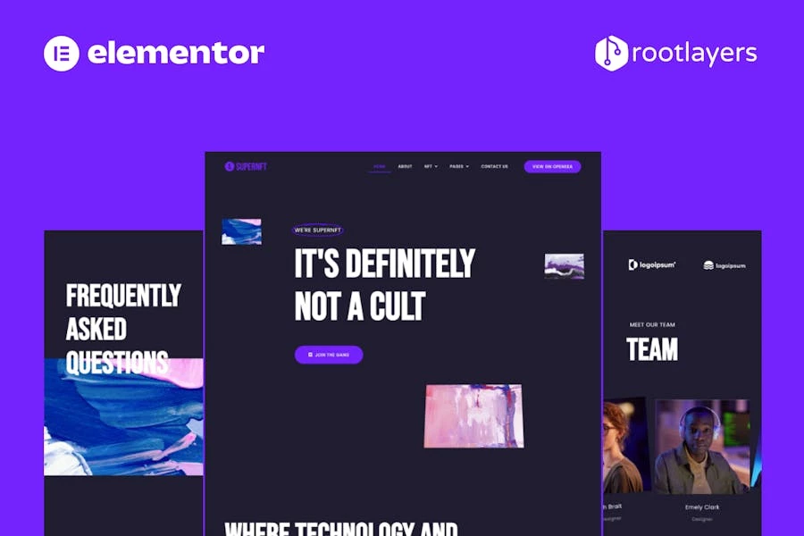 Chooper — Kit de plantillas Elementor de garaje personalizadas para motocicletas