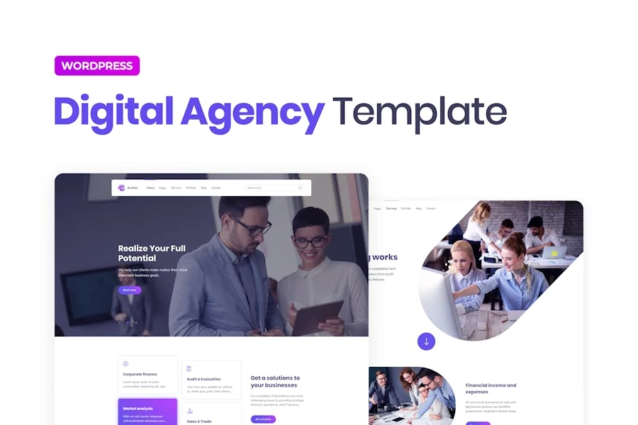 Elipso — Template Kit Elementor para Agencia digitales