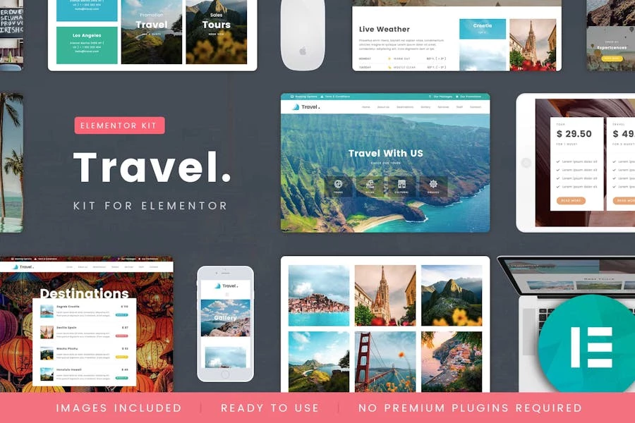 TravelTour - Template Kit de viajes y reservas