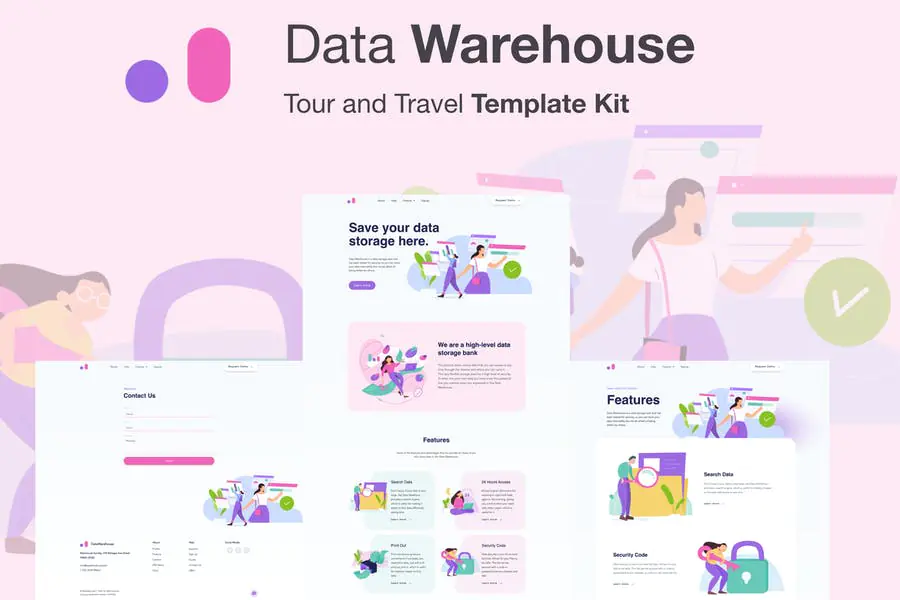 Stroranger - Kit de plantillas Elementor para almacenes de datos