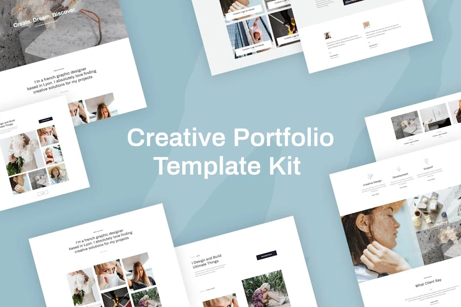Quanzo - Kit de Plantillas para Porfolios Creativos