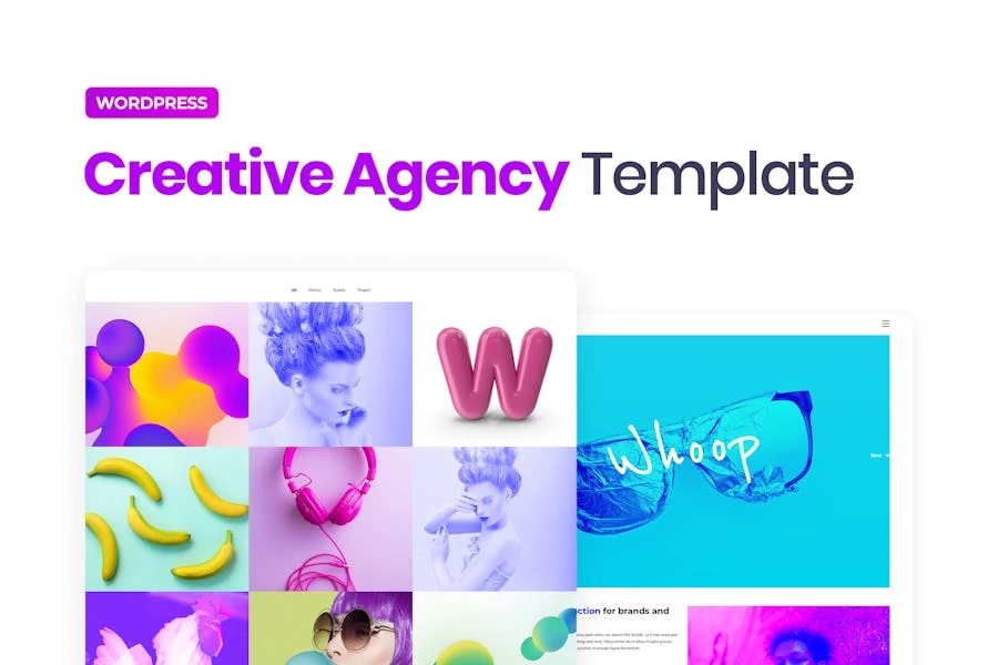 Whoop — Template Kit Elementor para Agencia creativas