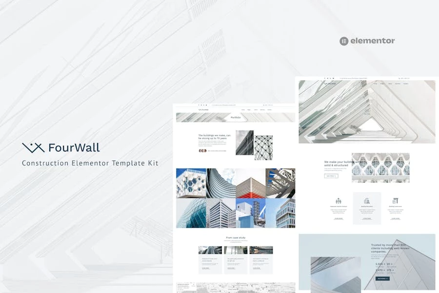 FourWall – Template Kit para elementos de construcción