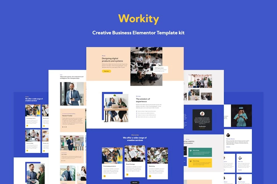 Workity: kit de Plantillas Creative Business Elementor