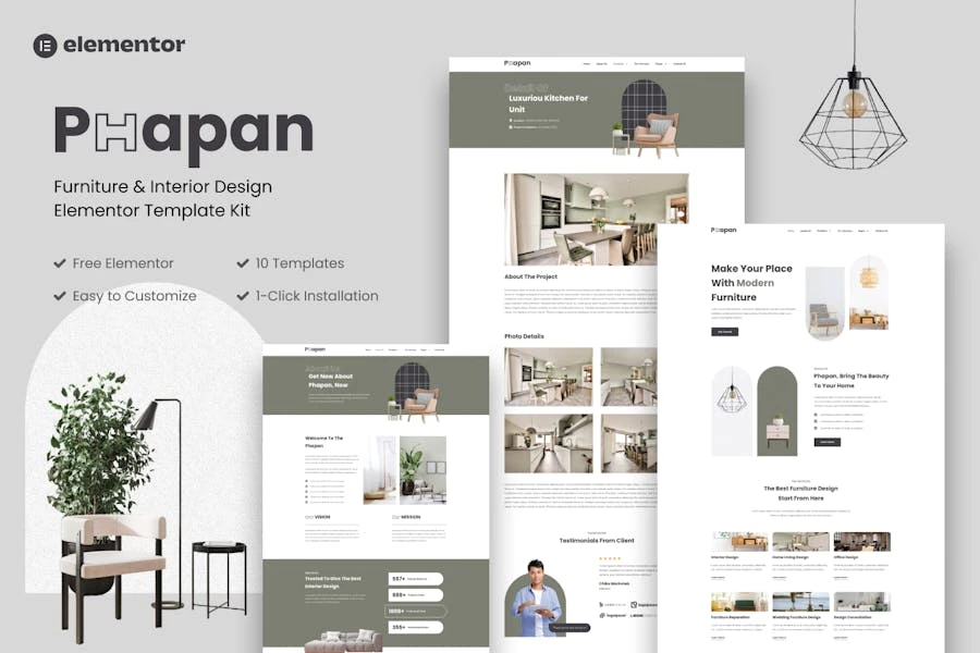 Phapan – Template Kits de diseño de muebles e interiores