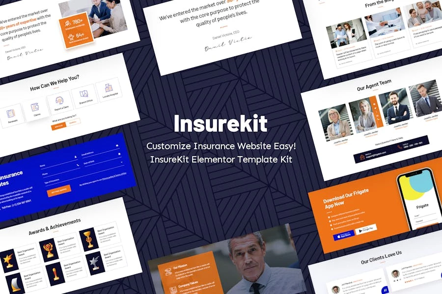 InsureKit – Template Kits de seguros