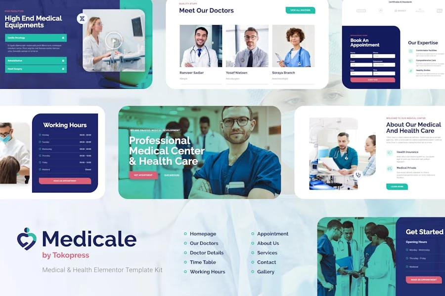 Medicale | Template Kit de Elementor de farmacia y medicina