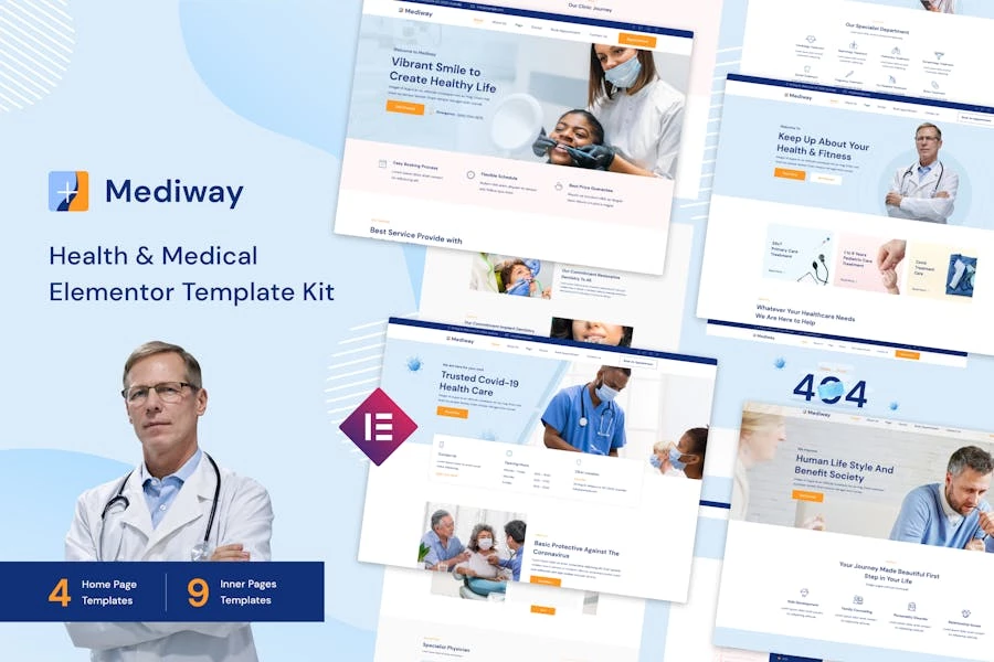 Mediway – Template Kit de elementos médicos y de salud