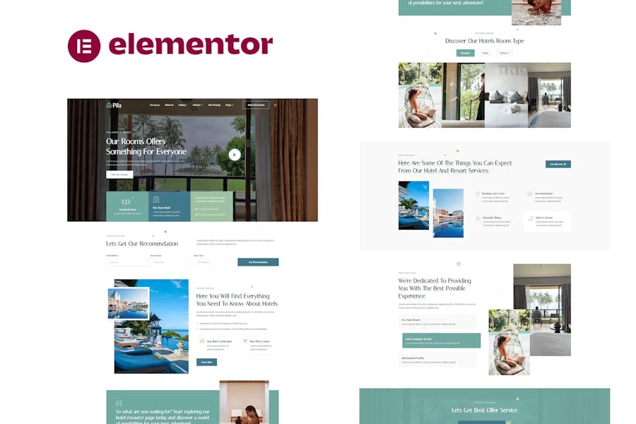 Pila – Template Kit Elementor para hoteles y centros turísticos