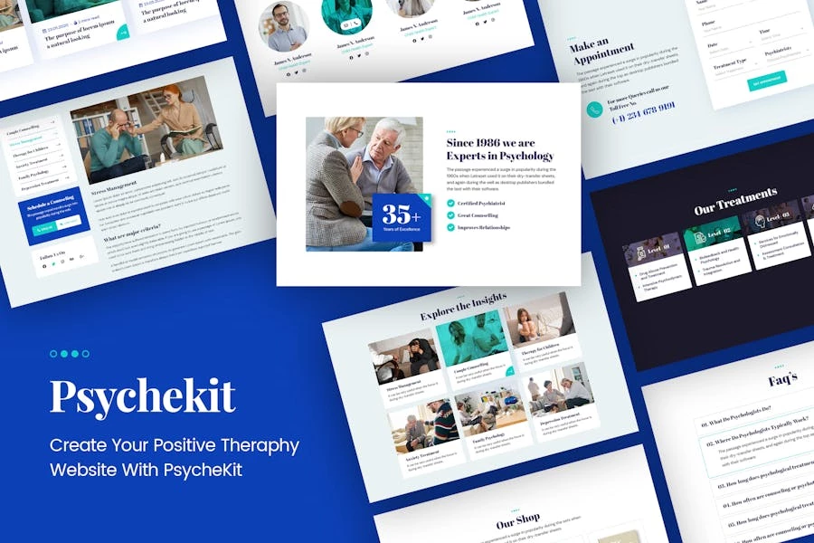 PsycheKit – Template Kit Elementor para psicólogo e hipnoterapia