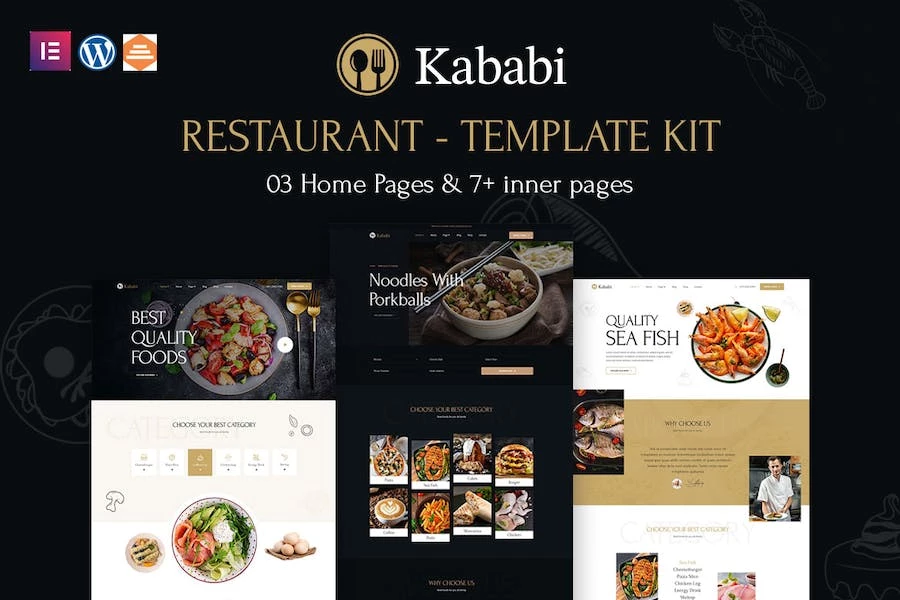 Kababi – Template Kit para restaurantes Elementor