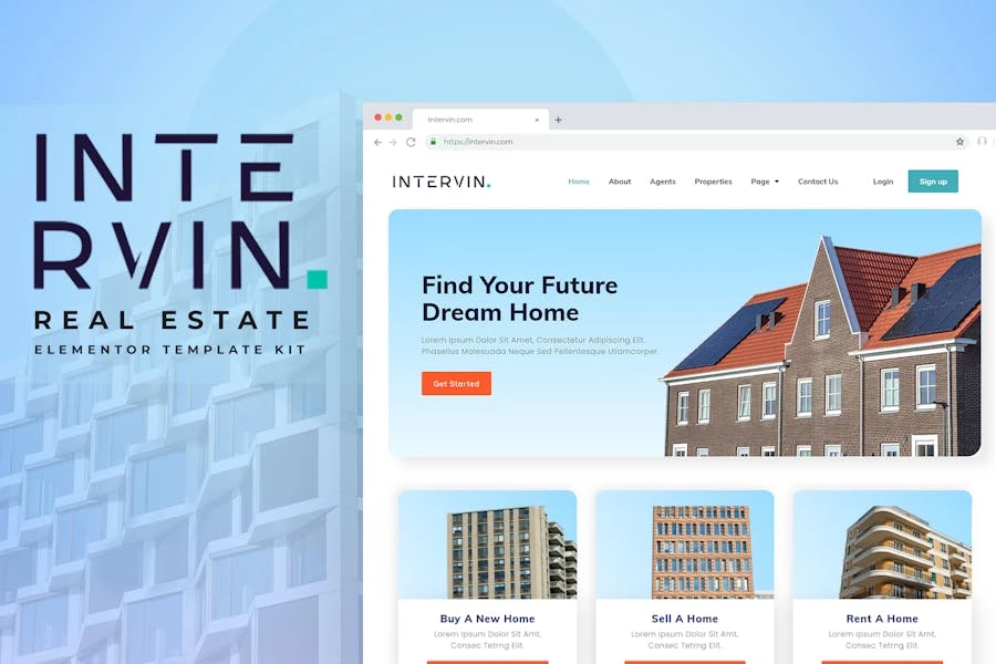 Intervin – Template Kit de elementos inmobiliarios