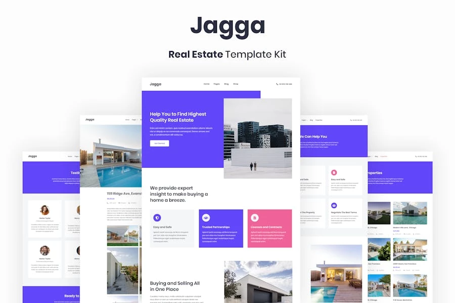 Jagga — Kit de plantillas inmobiliarias