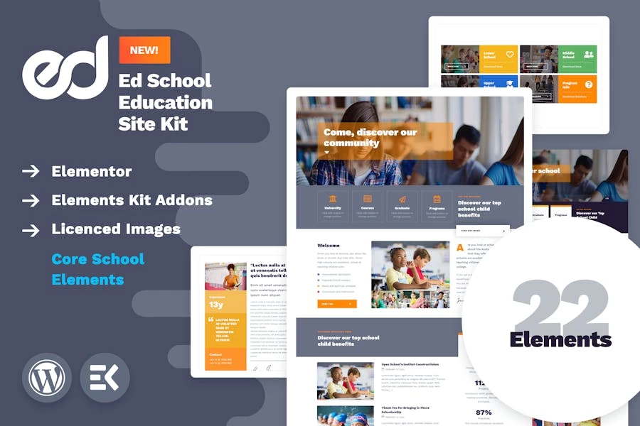 EdSchool – Template Kit educativas