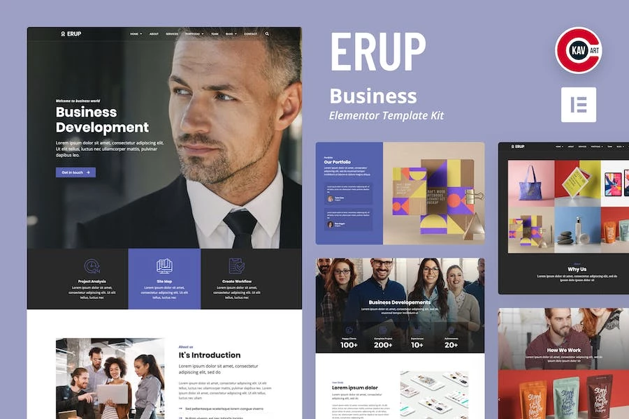 Erup – Template Kit de Business Elementor