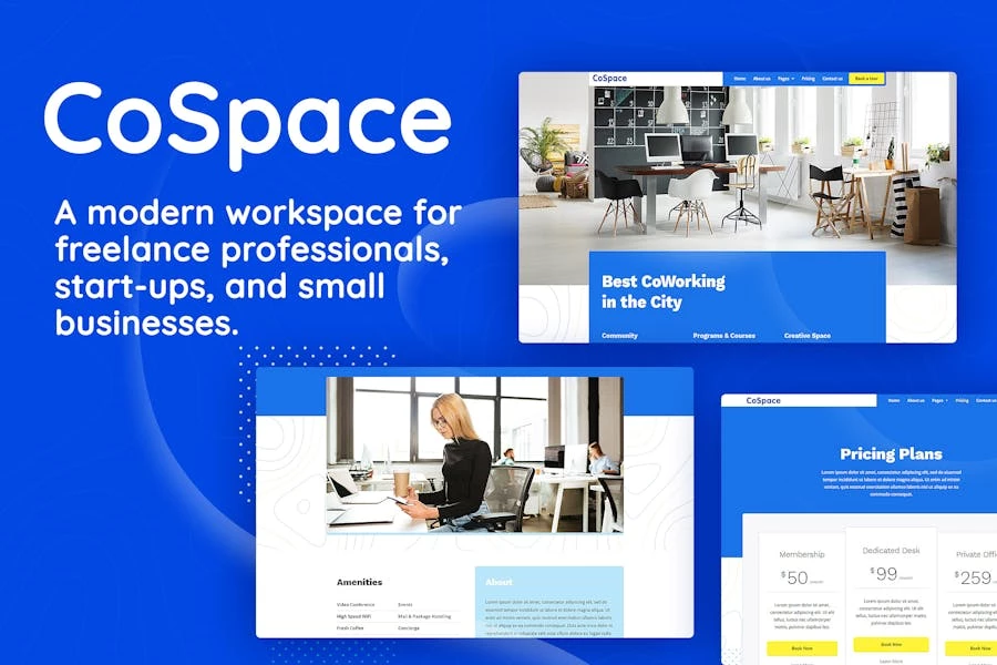 CoSpace Coworking – Espacio de trabajo moderno