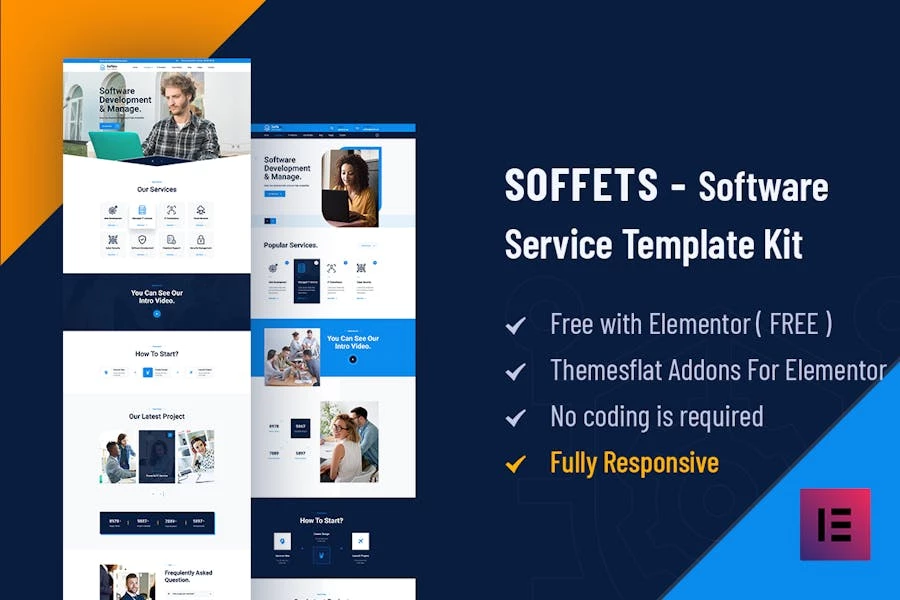 Soffets – Template Kit Elementor de software y servicios de TI