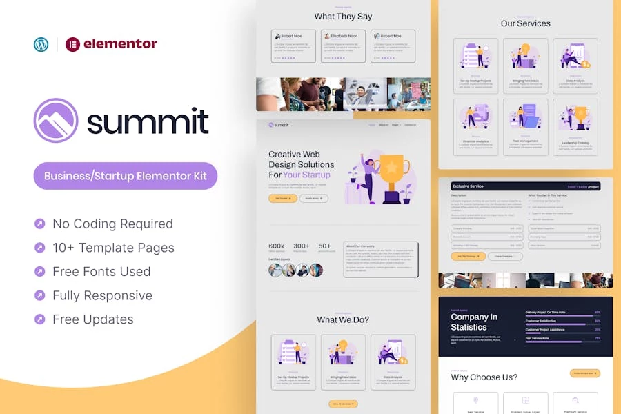 Summit – Kit de plantillas para empresas y startups
