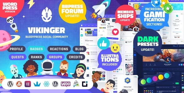 Vikinger – Comunidad social BuddyPress y GamiPress