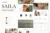 Saila – Kit de plantillas de belleza Elementor para spa y salón de masajes